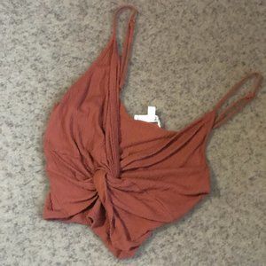 Rustic Orange Crop Top